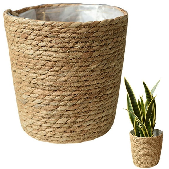 Woven Flower Planter Home Supplies Seagrass Basket Baskets Baby