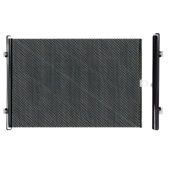 LAMIRO Retractable Safety Guard Baby Pet Dog Gate Toddler Stair Gate Fence Isolation -50*125cm