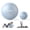 Blue - 22"& 10", variant on FITMIND Exercise Balls Set 22"& 10" for Yoga and Pilates, Anti-Burst, Parent-Baby Hours, Hand Pump, Blue