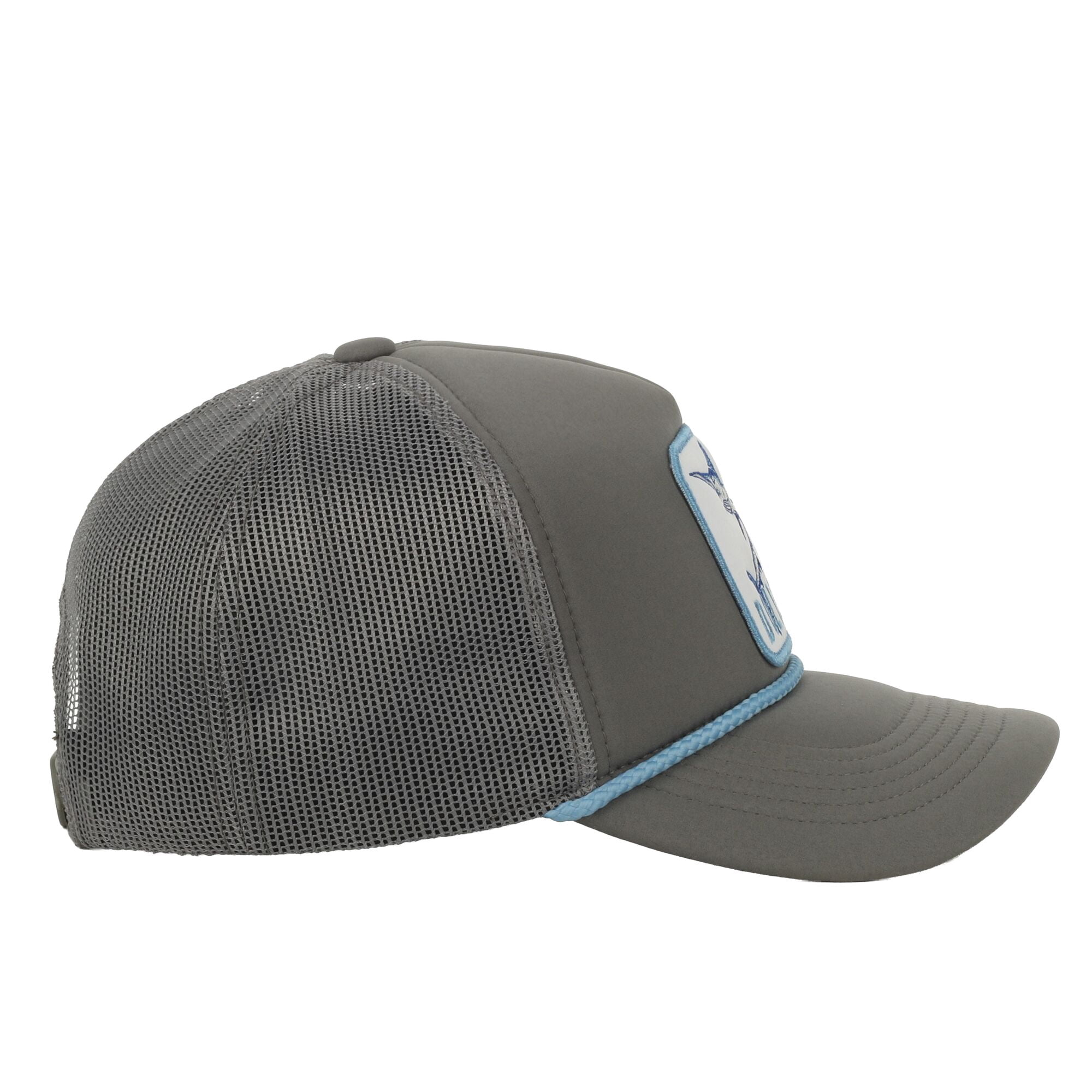Outdoor Cap Marlin Patch Foam Front Trucker Hat – Mesh Back Snapback, One Size, Charcoal