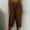 Brown plus size capri pants a1, variant on Cagogo Women's Plus Size Capri Pants Cotton Linen Casual Loose Elastic Waist Pants with Pockets Summer Vacation Beach Flowy Trousers Work Lounge Clothes, Army Green S