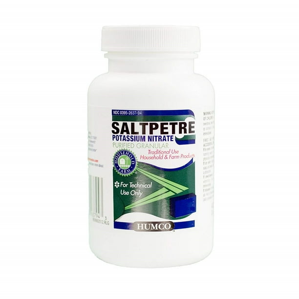 Humco Saltpetre Potassium Nitrate Powder 1 Lb Walmart Com Walmart Com