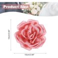 thumbnail image 2 of Silk Satin Flower Brooch Pin, Large Peony Floral Lapel Pin, 2 of 5