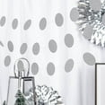 thumbnail image 2 of Efavormart Set of 3 Silver 90" Circle Dots Party Paper Garland DIY Garland Backdrop Photo Props, 2 of 11