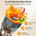 thumbnail image 2 of HoninJoy Portable Blender, Compact Personal Blender for-Smoothies, Shakes, Food Prep, and Frozen Blending, 20-oz. Cups and Spout Lids, Grinding Cup, 2 of 8
