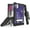 Purple Night, variant on Tri-Shield [DESIGNER PRINT SERIES] Rugged Case Metal Kickstand Cover + Belt Clip Holster [CHIC DESIGN] for Apple iPhone 11 (2019, 6.1" Model)