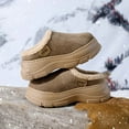 thumbnail image 6 of Adorable Bread Slippers Women Men Cute Fluffy Animal Slippers Warm Winter Wear Home Cozy Furry Soft Indoor Kawaii Shoes Brown 38, 6 of 7