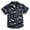 Grey Jack Skellington, variant on Toy Story Little Boys' Short Sleeve Button-Down Shirt Navy Buzz Alien