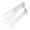 A, variant on 5pcs Steel Taper Feeler Gauges Rulers Space Width Thickness Measurement Tool Space Inspection Tool for Welding & Machinery