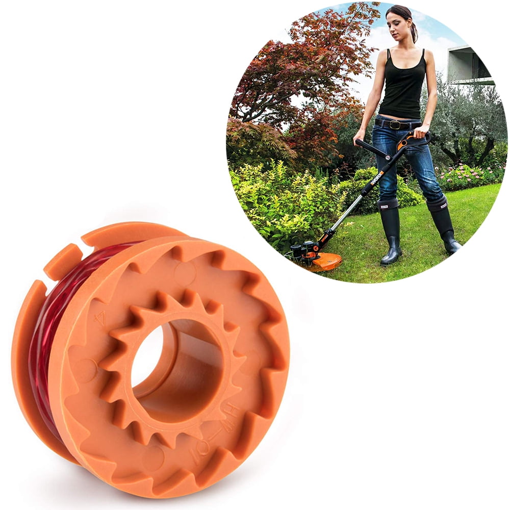 Replacement Trimmer Spool Line for Worx, 13 Pack (12 Packs 10foot