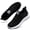 Black, variant on Qaltryn Breathable Mesh Comfort Sneakers for Men Lightweight Walking & Running Shoes with Wide Toe Arch Support, Non-Slip Sole for Gym, Tennis, Workout
