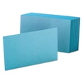 thumbnail image 2 of Unruled Index Cards, 4 X 6, Blue, 100/pack | Bundle of 5 Packs, 2 of 7