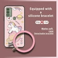 thumbnail image 2 of LYM-Phone Case For Wiko Voix/U616AT, Creative Cartoon Soft Case Anti-knock Bracelet Youth Waterproof Ring Back Cover Personality heat dissipation Cute Funny Protective Solid Color, 2 of 9