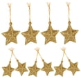 thumbnail image 5 of CATIEBYE Gold Star Christmas Tree Ornaments 24Pcs Five-Pointed Star, 5 of 8