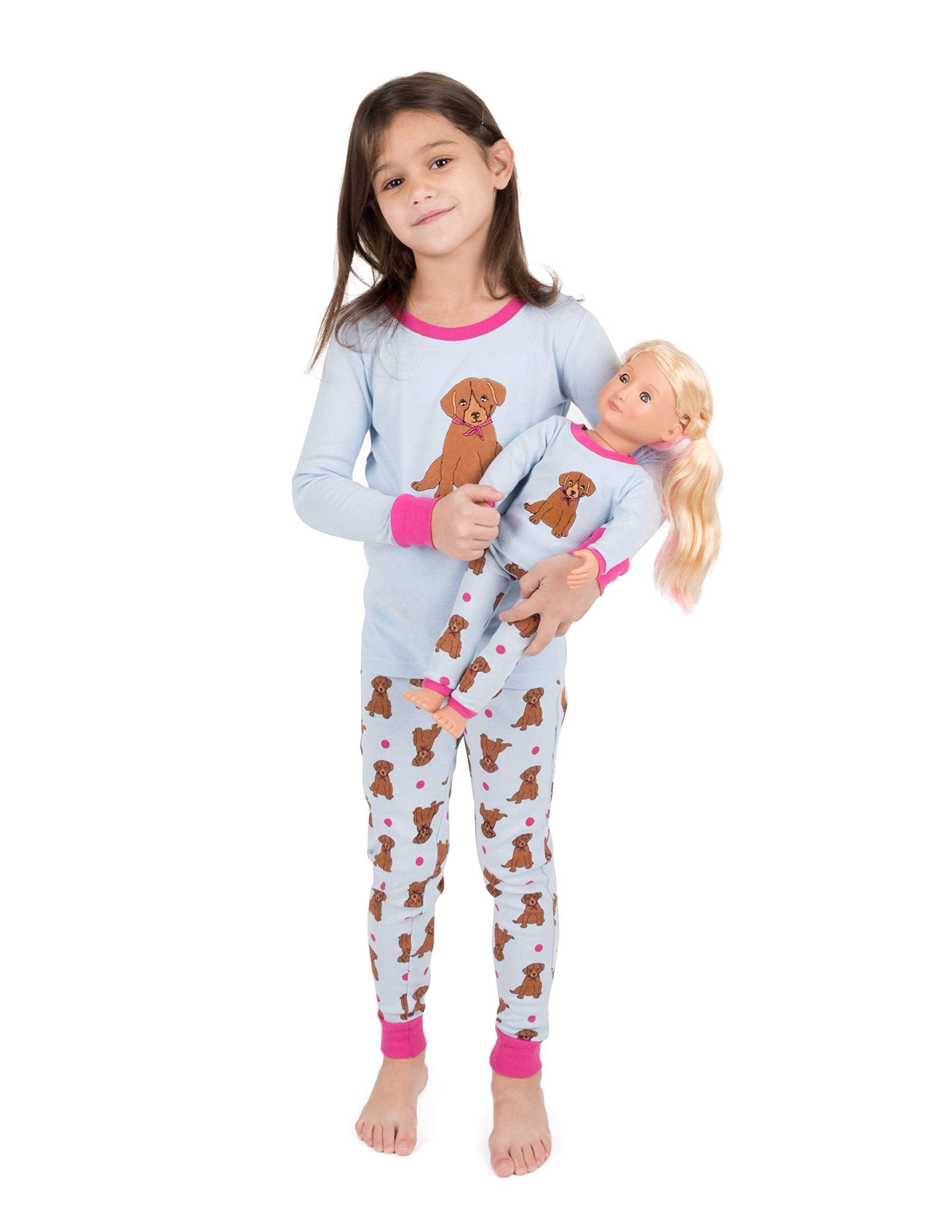 Size 4 Toddler - 14Y Leveret Ballerina Matching Doll /& Girl Sleep Nightgown