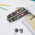 thumbnail image 6 of Yiaed Alcohol Bottles Print Leather Pencil Case - Leather Pen Pencil Holder - Elegant & Practical Pencil Pouch for Work & Office, 6 of 7