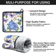 thumbnail image 7 of Butterfly and Flower Kitchen Oven Mitt and Pot Holder Sets 2 Pcs for Baking, Cooking and Grilling, Heat Resistant Up To 392 °F, 7 of 7