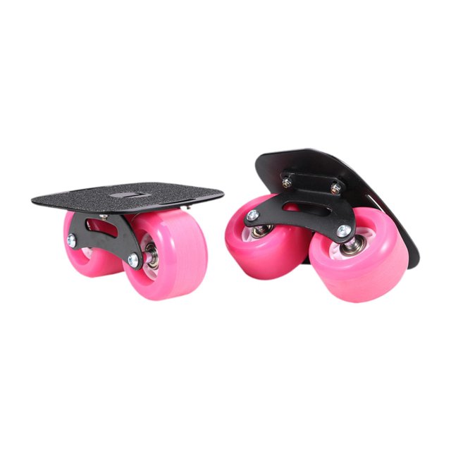 1 par de patinetas divididas con ruedas, ligeras, creativas, regalo de cumpleaños, patines de carretera antideslizantes a la moda, placa para deportes Rueda