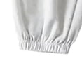thumbnail image 4 of LOVZFMLL Women's Pants, Fall/Winter Drawstring Elastic Waist Loose Cuffed Thick Pants White, L, 4 of 4