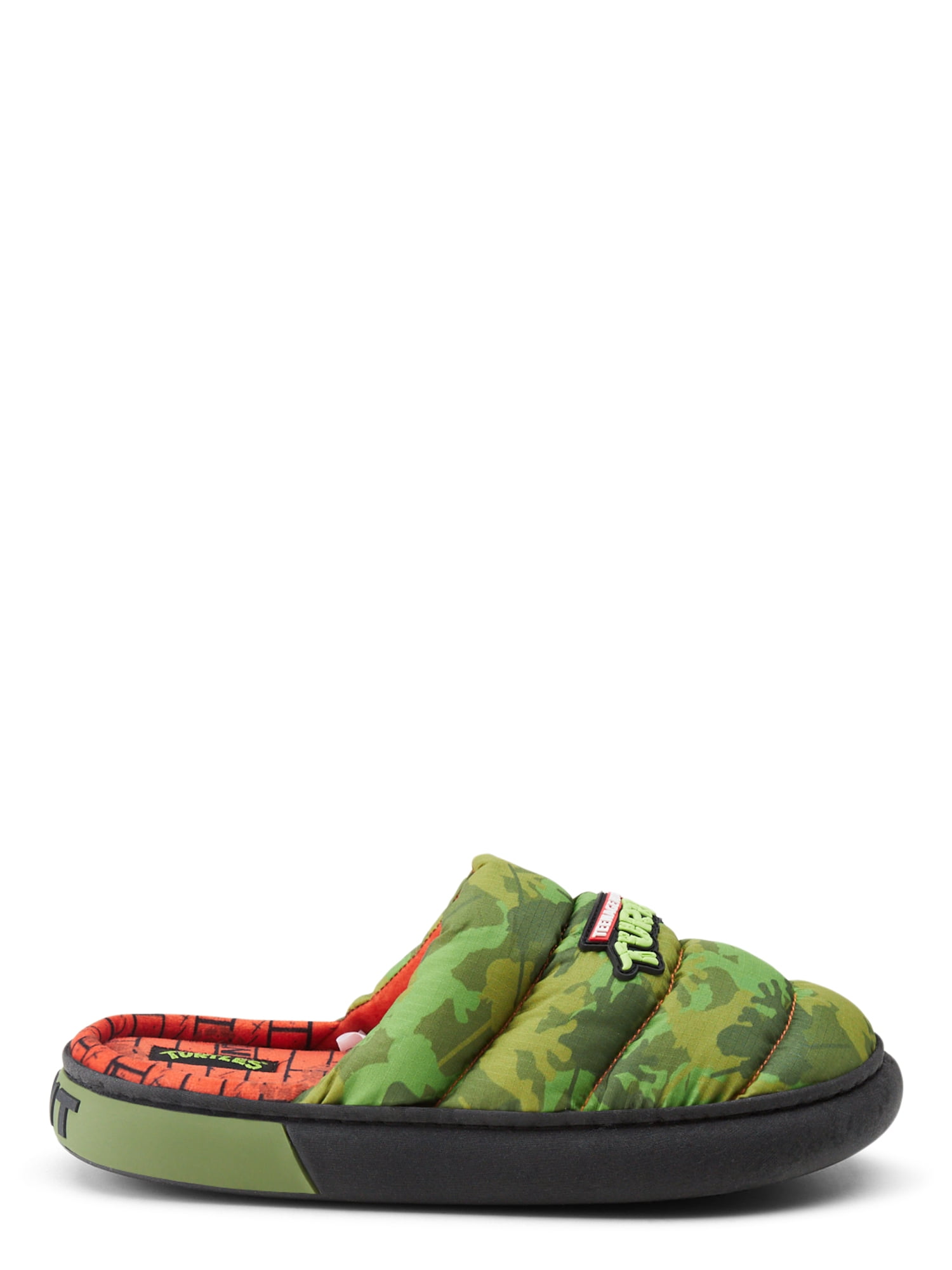 Teenage Mutant Ninja Turtles Men's Bounce Scuff Slippers, dual sizes 7/8-13/14
