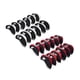 thumbnail image 1 of Juego de 24 fundas para cabeza de hierro de palo de golf y funda para cabeza de cuña Rojo y blanco, 1 of 9