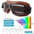thumbnail image 4 of Retro Motorcycle Goggles Anti-Fog Warm Goggles for Riding ATV Motocross., 4 of 4