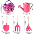 thumbnail image 2 of Juego de herramientas de jardinería para niños, fácil de llevar y plegable Juego de herramientas de jardinería para niños Multiusos oso de fresa  Hogar, 2 of 5