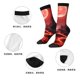 thumbnail image 5 of Balery Red Moon Lava Calcetas Largas con Estampado para Hombre y Mujer – Suaves y Transpirables, Talla Única (US 5-11), 5 of 6
