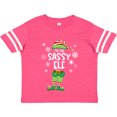 thumbnail image 3 of Inktastic Funny Christmas I'm the Sassy Elf with Shoes and Hat Boys or Girls Toddler T-Shirt, 3 of 5