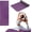 Purple, variant on Dry-Grip Yoga Mat - 5mm Thick Non-Slip Exercise & Fitness Mat for Standard or Hot Yoga, Pilates and Floor Workouts - Cushioned Support, Non-Slip Coat