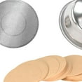 thumbnail image 6 of Cuticate 54 mm Coffee Filter Basket Coffee Machine Filter Kitchen Tools Home Reusable Replace Round Paper Espresso Puck Screen Set B, 6 of 9