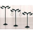 thumbnail image 3 of ziyahi 3x Iron T Bar Earring Necklace Jewelry Display Stand Rack Black-Wave, 3 of 9