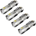 thumbnail image 1 of Linternas LED Resistente Militar VentDepot LightTechSilver 4 Pzs Gris 2000 lm 50m 1xAA, 1 of 1