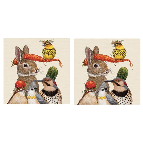 New Paperproducts Design Harvest Party Lunch Paper 40 Ct Napkins Bundle