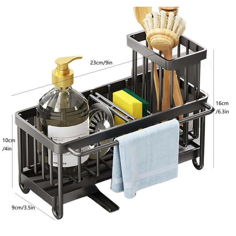 Bevtee Stainless Steel Sink Caddy and Sponge Holder photo 3