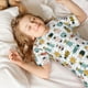 thumbnail image 5 of Fotbe Colorful Insects Pijama Estampada de 2 Piezas para Niños – Ropa de Dormir de Manga Corta Cómoda para Niños y Niñas, Camiseta y Shorts de Algodón-Small, 5 of 6