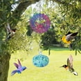 thumbnail image 2 of Zhourta Wind Chimes Hummingbird Feeders for Outdoors Painted Animal Shapes Sunlight Refractor Hanging Squirrel Ant and Bee Proof Never Leak Charming Garden Decor for Outside, 2 of 6