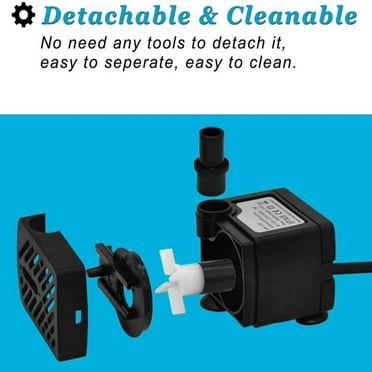 2W Water Feature Pump for Fountain, Pond, and Garden Use