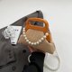 thumbnail image 3 of Bolso Tejido Paja Noche para Mujer Hobo Elegante Con Perlas Viajes Al Aire Libre, 3 of 9