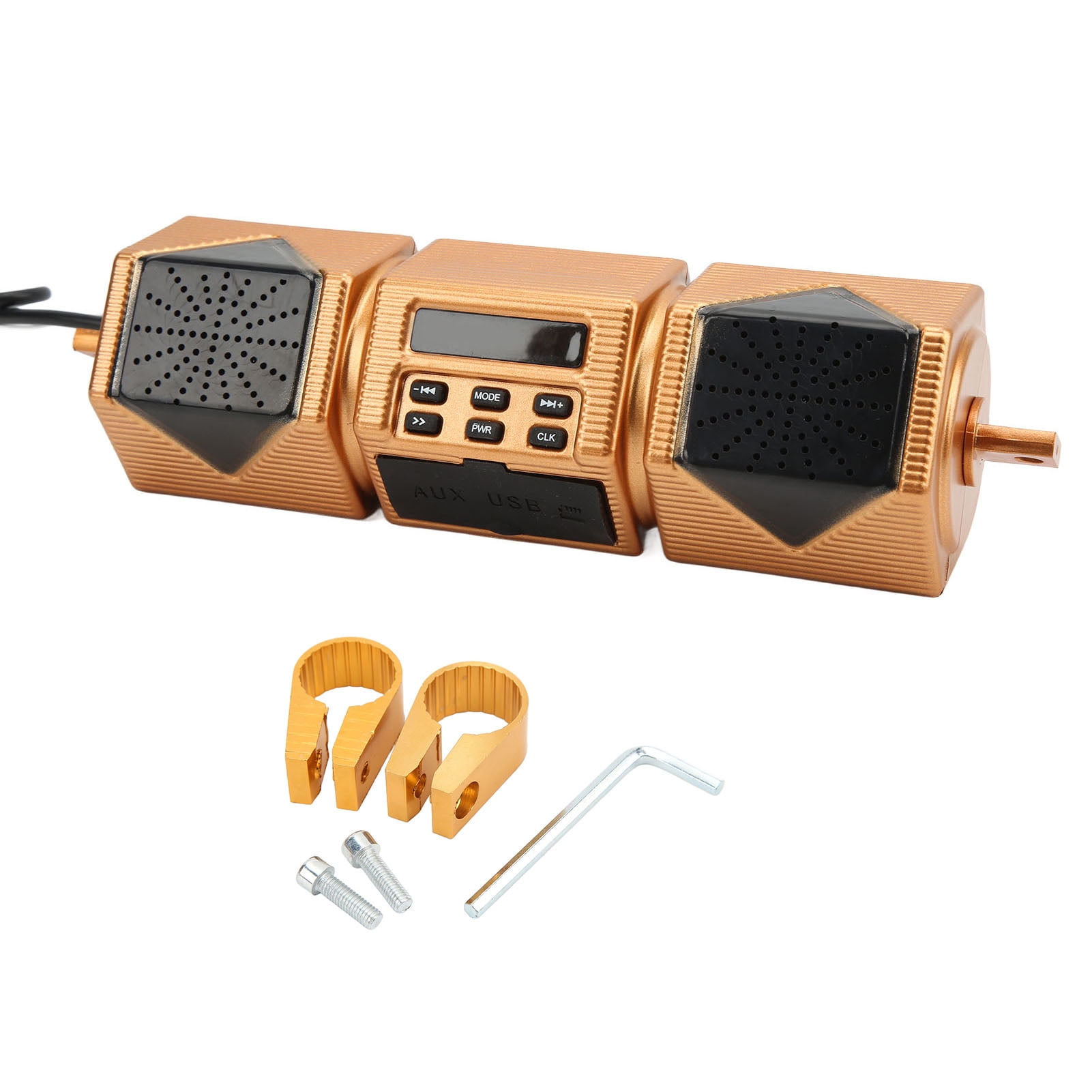 Altavoces Bluetooth Para Manillar De Moto - Estéreo, Resistente Al Agua, Voltaje 12-80V, Con Radio Y USB