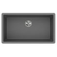 thumbnail image 1 of Elkay Quartz Classic Single Bowl Undermount Sink, Greystone, 1 of 8
