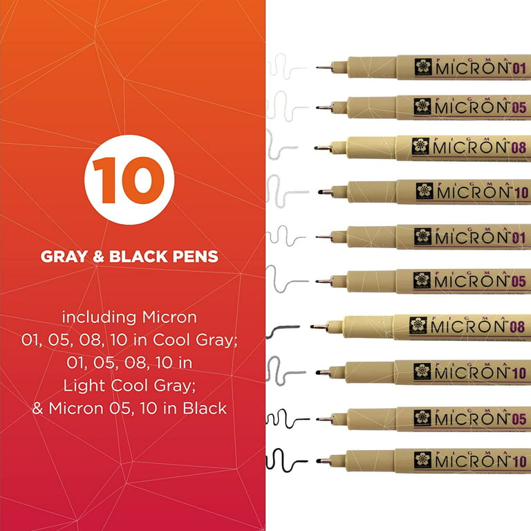 Buy Sakura Pigma Micron Fine Line Pens - Sumo Set - Pack Of 63 Pens (All  Nib Sizes And Colors Of Pigma Series) - With Art Bin Box Online at  desertcartEcuador