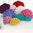 thumbnail image 2 of Luxury Shell Stuffed Pillow Velvet Pillow Sea Shell Household Decoration Bed Sofa Cushion, 2 of 5