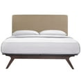 thumbnail image 5 of Modway Tracy Modern MDF and Rubberwood Queen Bed in Cappuccino/Latte, 5 of 6