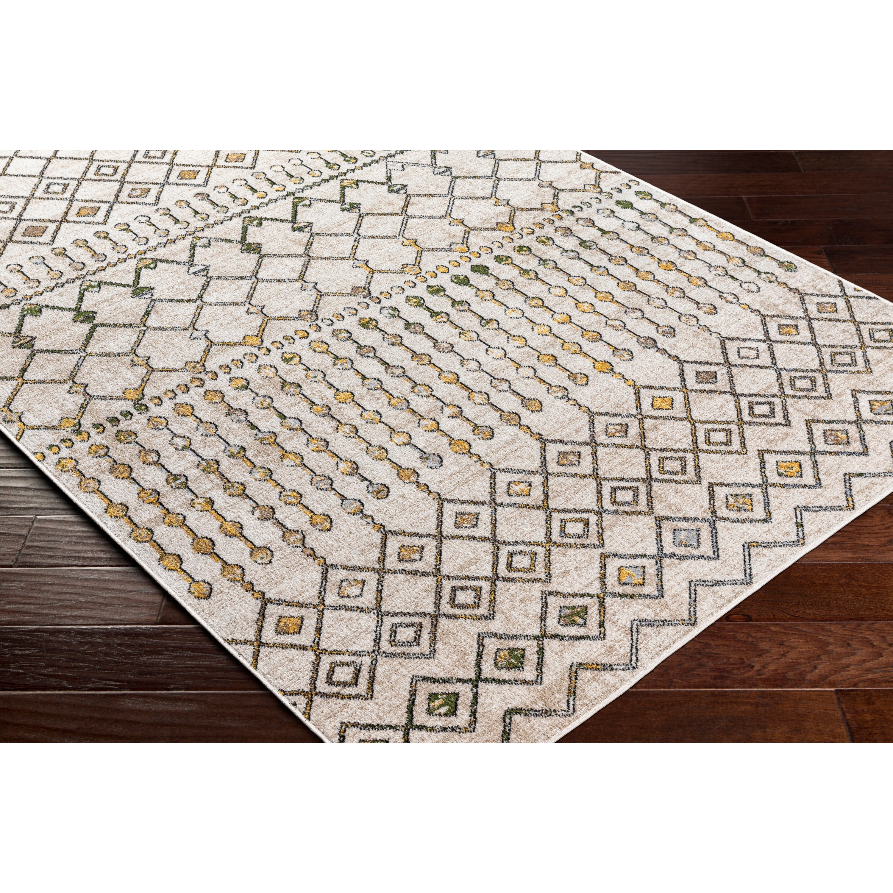 Livabliss Washable Rugs for Living Room, 3x7 Lavadora Global Sage Runner Area Rug, Bedroom Dining Room Home Decor Stain Resistant Carpet (2'7" x 7'3" Runner)
