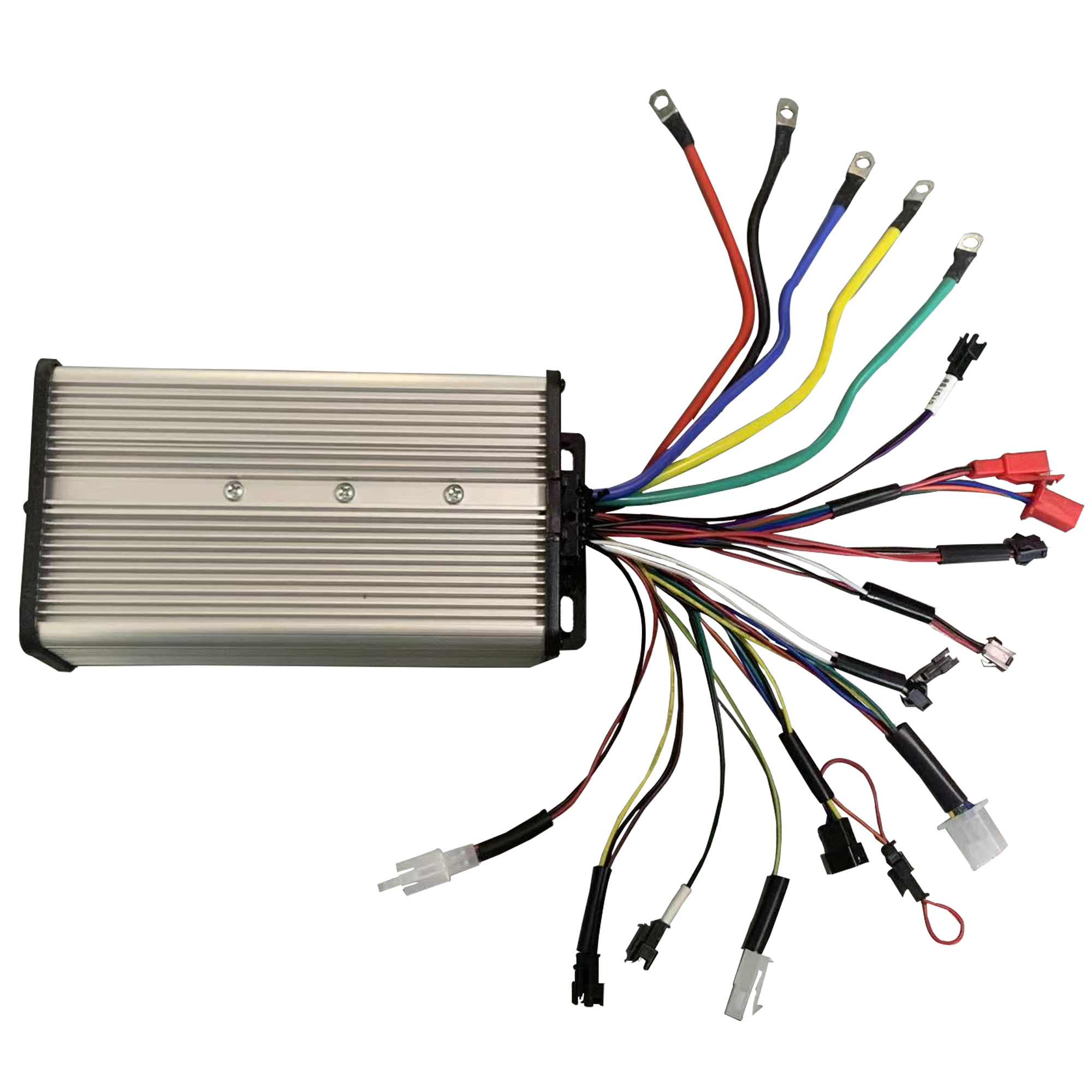 MTX 24inch 135mm Dropout 48V-72V 3000W Electric Bike Hub Motor Conversion Kit with 80A Dual Hall Controller and UKC1 Display