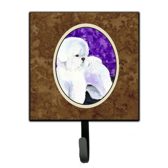 Carolines Treasures SS8692SH4 Bichon Frise Leash Holder or Key Hook, Small, Multicolor