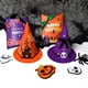 thumbnail image 2 of Toystoory Paquete de 10 cajas de dulces de Halloween, gorro de fiesta, bolsa de regalo de galletas, papel personalizado, nueces, Chocolates, Kits de decoración para fiestas Violeta, 2 of 6