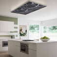thumbnail image 3 of Black Marble Magnetic Fluorescent Light Covers for Ceiling Lights 2x4Ft,Vintage Minimalism White Abstract Texture Office Classroom Kitchen Drop Ceiling Light Covers Filters Shade Panel 4Packs, 3 of 9