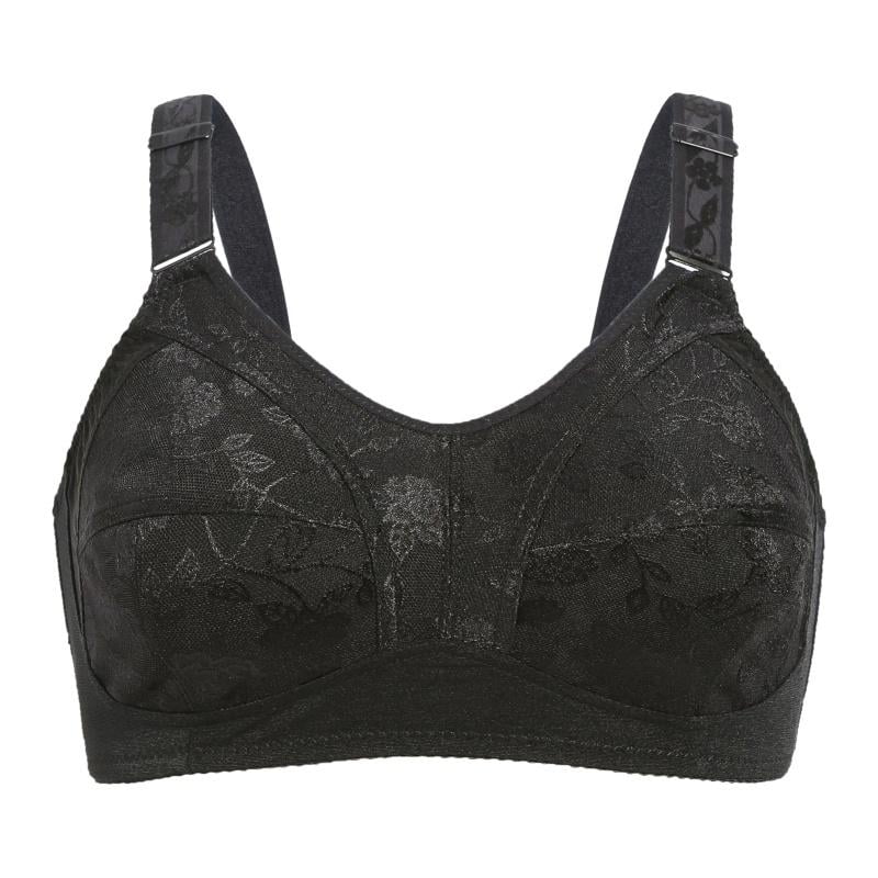 Full Cup Soft Cotton Breathable Lace Gather Thin Bra Push Up Comfy Large Size